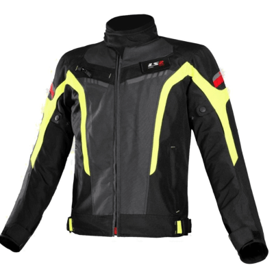 CHAQUETA LS2 WOLF BLACK YELLOW
